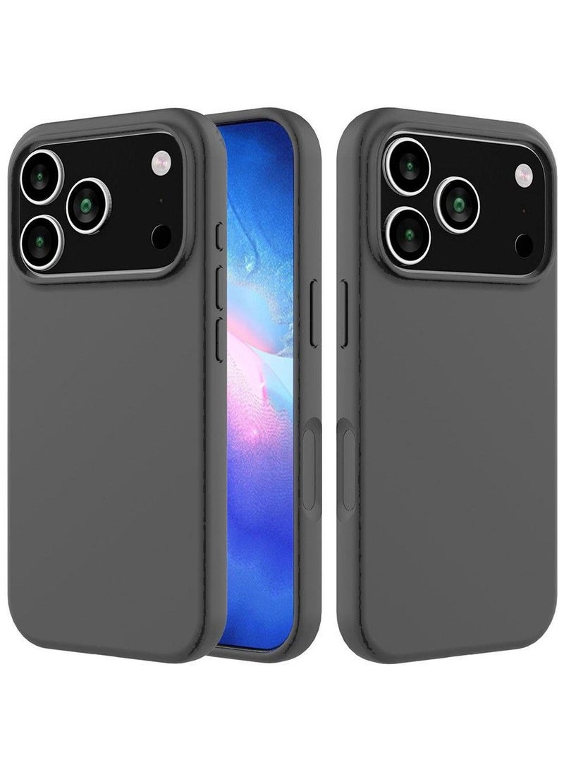 Liquid Silicone Protective Case Compatible with iPhone 17 Pro 6.3-Inch, Slim Matte Back Cover, Silky Soft Touch, Shockproof Design, Anti-Fingerprint with Microfiber Lining - Image 1