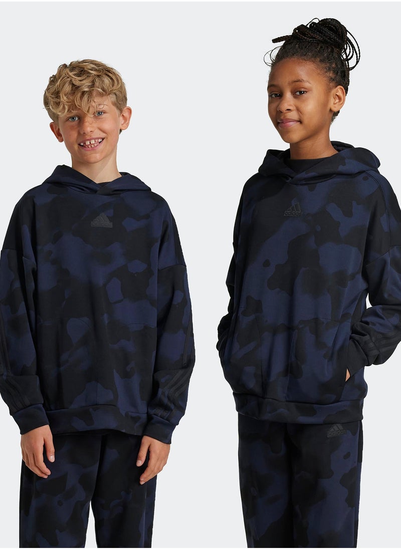 Adidas Youth Future Icon Aop Hoodie  - Image 1