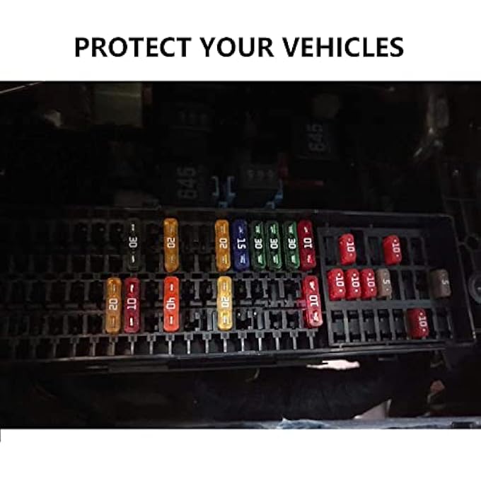 Bukela 140 Pcs Automotive Fuse Assortment Kit  Standard Ato  Mini Atm Blade Fuses For Car Truck Boat Marine Rv Camper 5A 75A 10A 15A 20A 25A 30A Amp  Fuse Box Replacement  Repair - Image 5