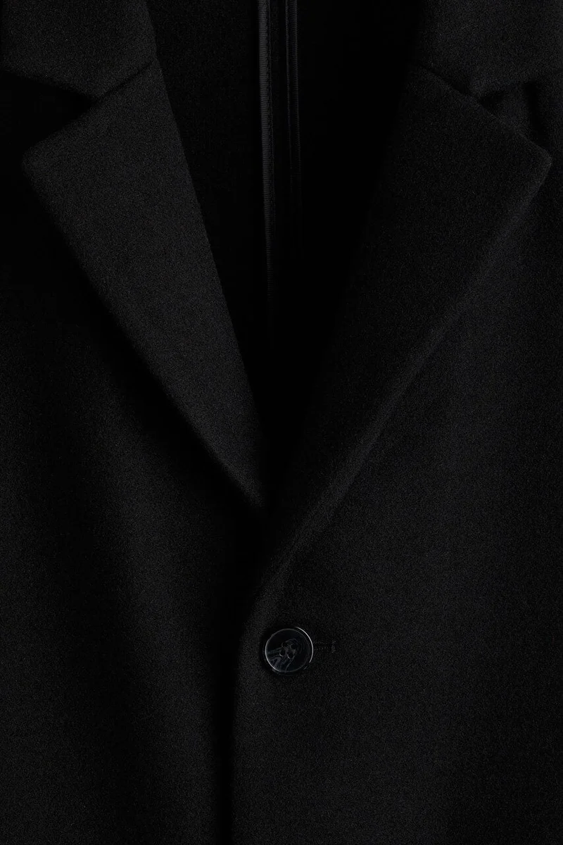 H&M  Regular Fit Single-breasted coat for Men | Best Price UAE
