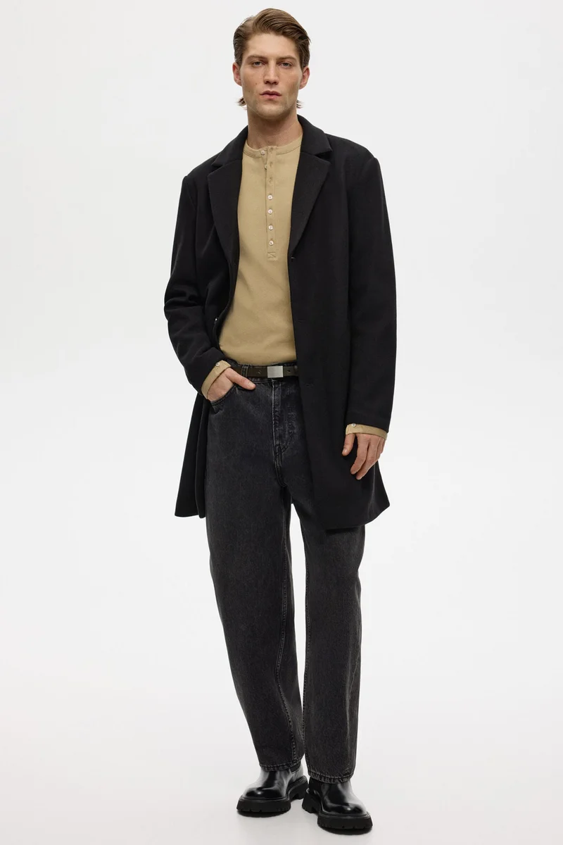H&M Regular Fit Single-breasted coat
