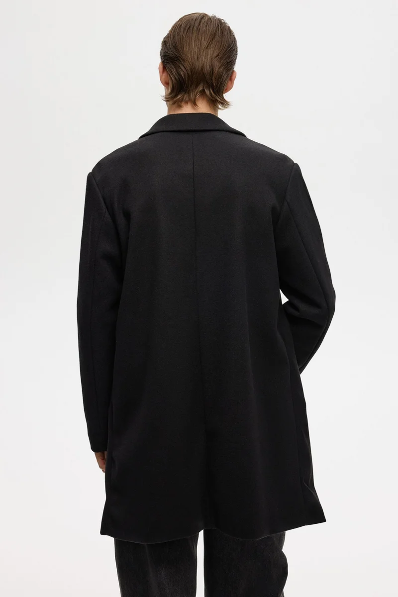 H&M  Regular Fit Single-breasted coat for Men | Best Price UAE