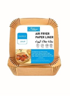 Air Fryer Paper liner 100pcs Grease Proof And Waterproof Food Grade Silicone Coated