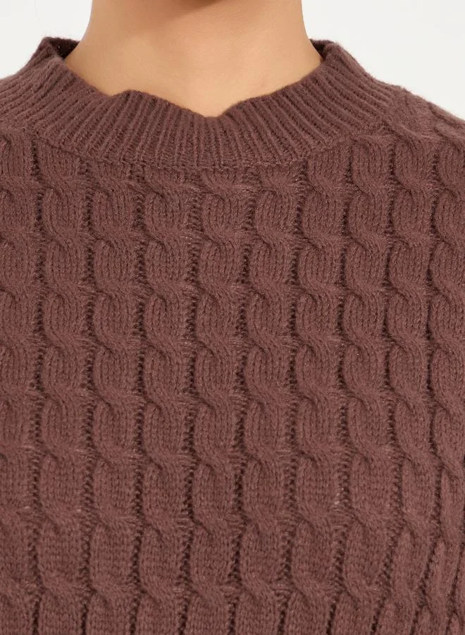 Styli Cable Knit Dress