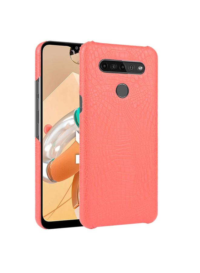 S-TOP Case For LG K41S Shockproof Crocodile Texture PC + PU Case - Image 1