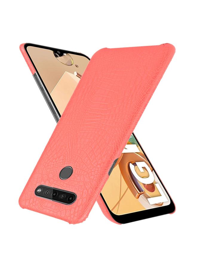 S-TOP Case For LG K41S Shockproof Crocodile Texture PC + PU Case - Image 2