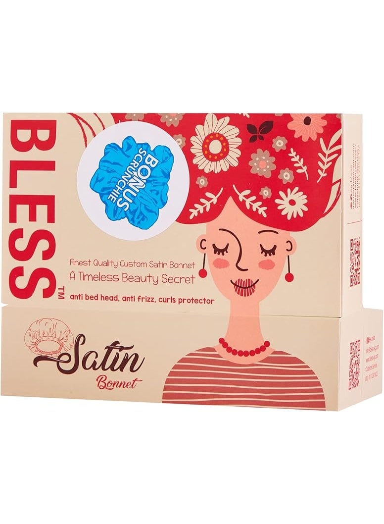 Bless Satin Bonnet, Assorted Colors - Image 2