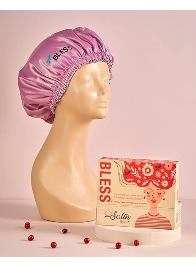 Bless Satin Bonnet, Assorted Colors - Image 4