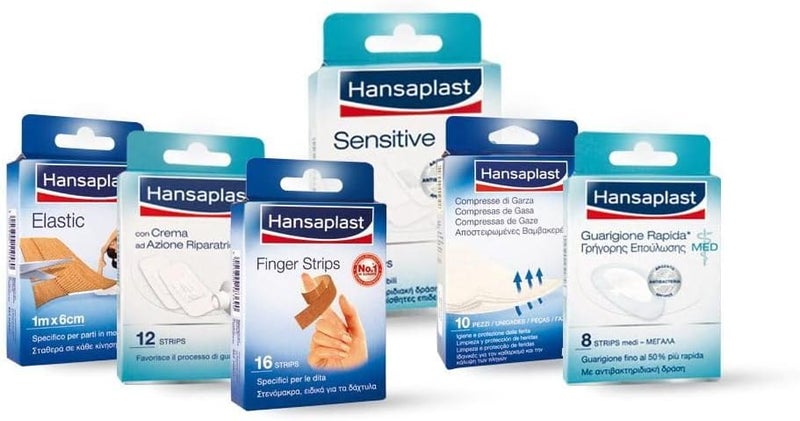 هانزابلاست لصقات هانسابلاست الحساسة XL لتغطية الجروح المتوسطة إلى الكبيرة، مضادة للحساسية ومعقمة وخالية من اللاتكس، عبوة واحدة تحتوي على 5 قطع بحجم 6 × 7 سم تشطيب ناعم ودقيق - Image 4