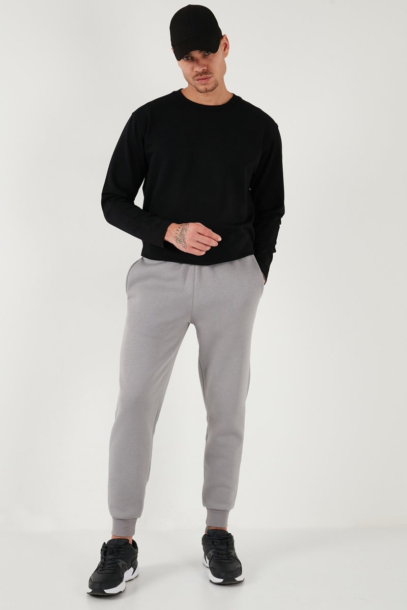 Buratti Cotton Regular Fit Normal Waist Pocket Sweatpants Men's Sweatpants 5908060  - Image 4