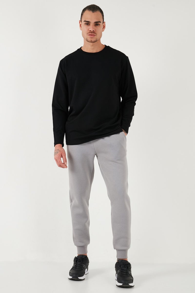 Buratti Cotton Regular Fit Normal Waist Pocket Sweatpants Men's Sweatpants 5908060  - Image 2