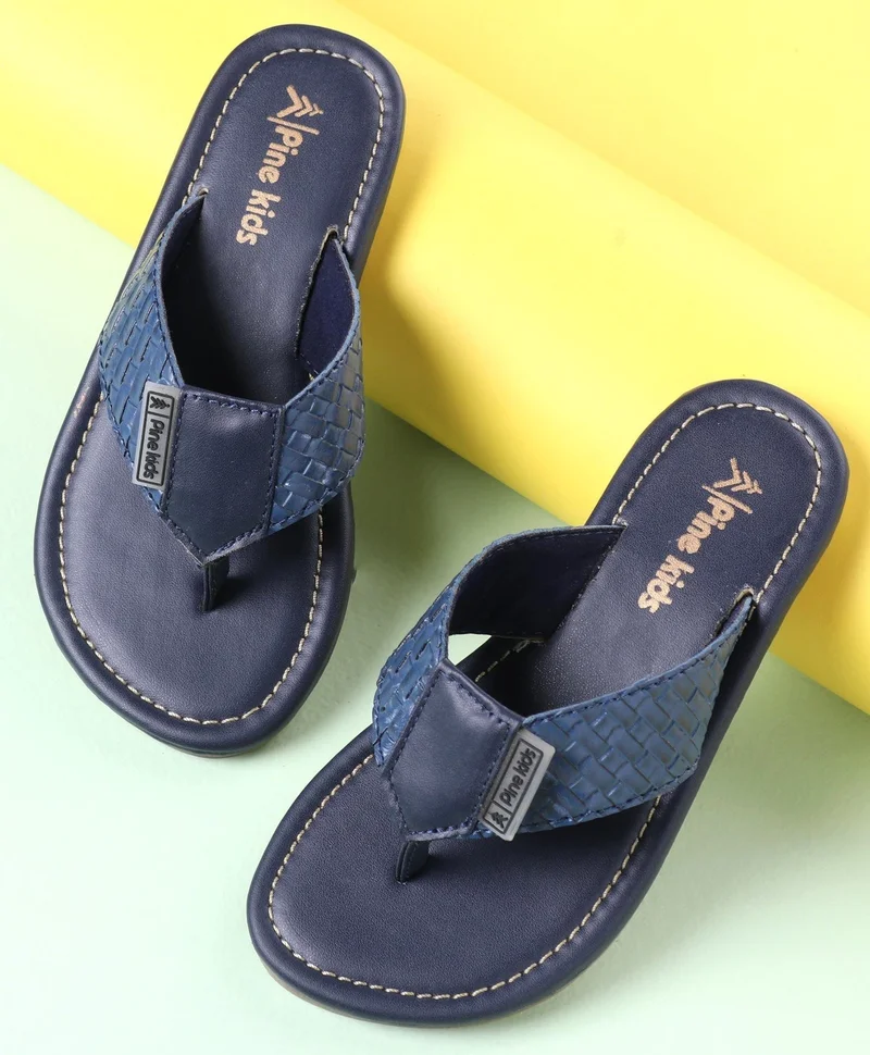 Pine Kids Pine Kids Party Wear Sandals - Navy