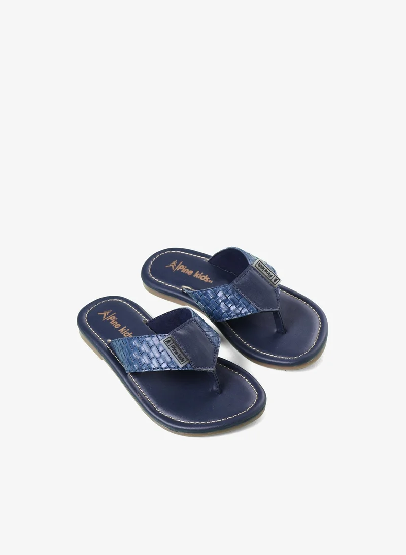 Pine Kids Pine Kids Party Wear Sandals - Navy