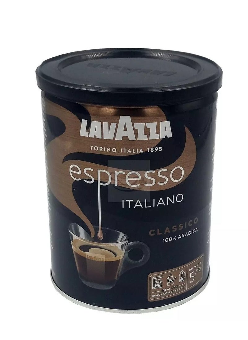 Lavazza - Lavazza Espresso Italiano Classico Ground Coffee Can 250g 5/10 - Image 1