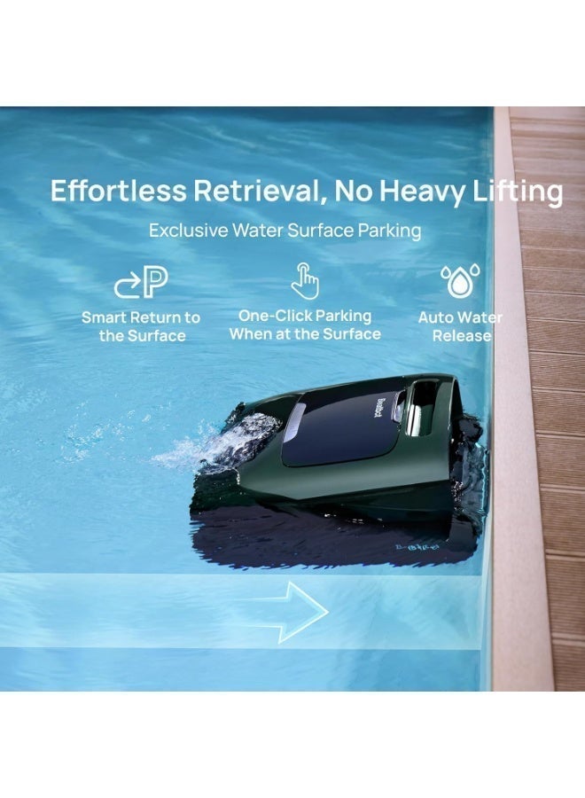 Beatbot Aquasense 2 Pro Cordless Robotic Pool Cleaner, Unmatched 5-In-1 Cleaning, Surface Parking, Skimmer With App Control, Water Clarification, For Pools Up To 3,875 Sq.Ft– Emerald Green - Image 5