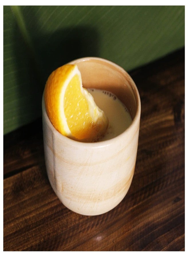 roro Handmade Ceramic Sipper Cups - Set of 2, 3.5 Inches, Kaolin Clay, Unfinished Underside, Natural Clay Color - Image 5