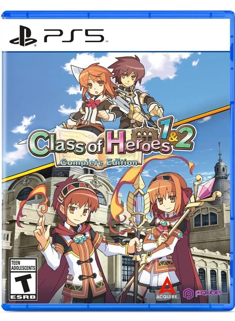 PQUBE Class of Heroes 1 & 2 [Complete Edition] - PlayStation 5 (PS5) - playstation_5_ps5 - Image 1
