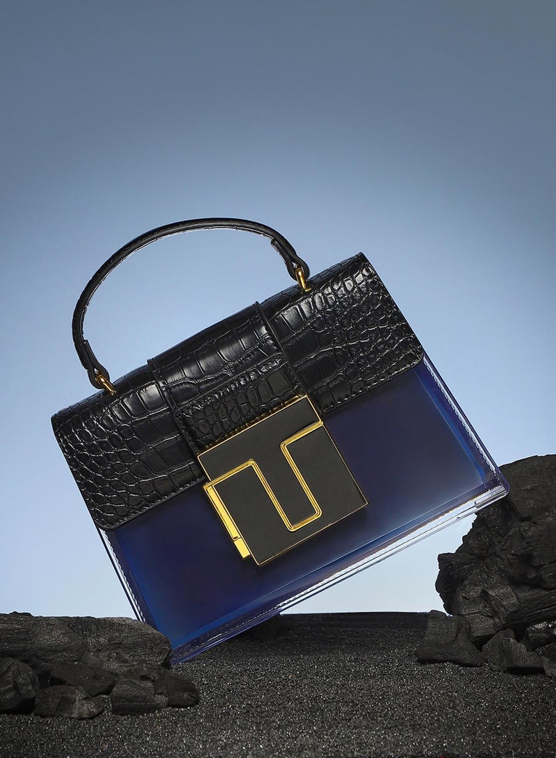 Haute Sauce Frosted Block Hand Bag - Image 1