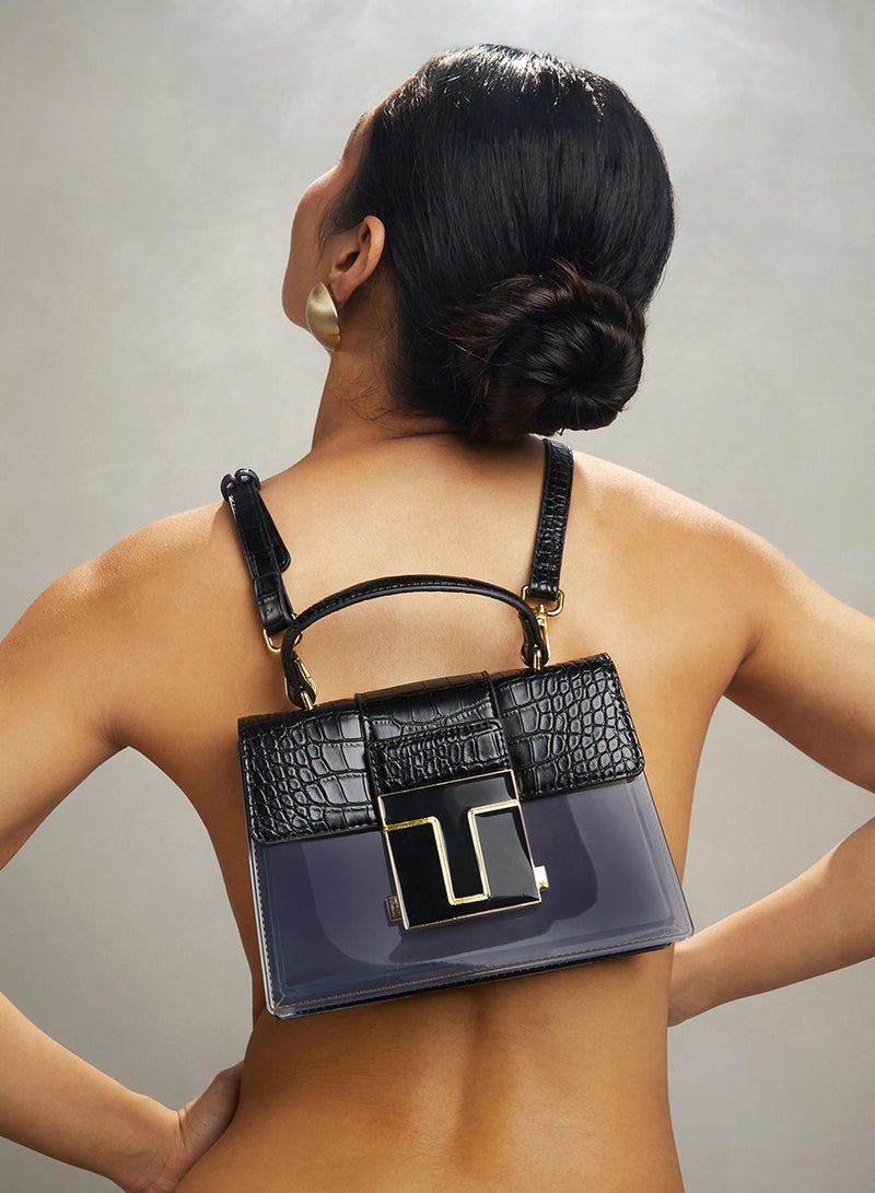 Haute Sauce Frosted Block Hand Bag - Image 3