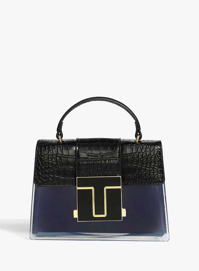 Haute Sauce  Frosted Block Hand Bag for Women | Best Price UAE