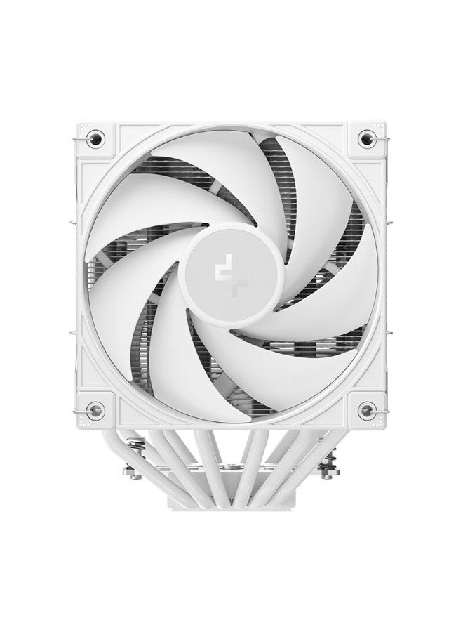 Deepcool Ice Cube Ak620 White 2nd Gen G2 Air Cooler / 6 Heat Pipes Dual Tower Flagship / 8-second Reverse Dust Cleaning / Smart Start-stop Fan / Adjustable Offset Mounting Clips - Image 2