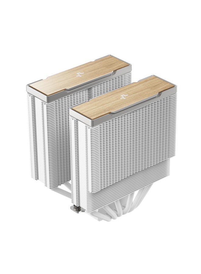 Deepcool Ice Cube Ak620 White 2nd Gen G2 Air Cooler / 6 Heat Pipes Dual Tower Flagship / 8-second Reverse Dust Cleaning / Smart Start-stop Fan / Adjustable Offset Mounting Clips - Image 5