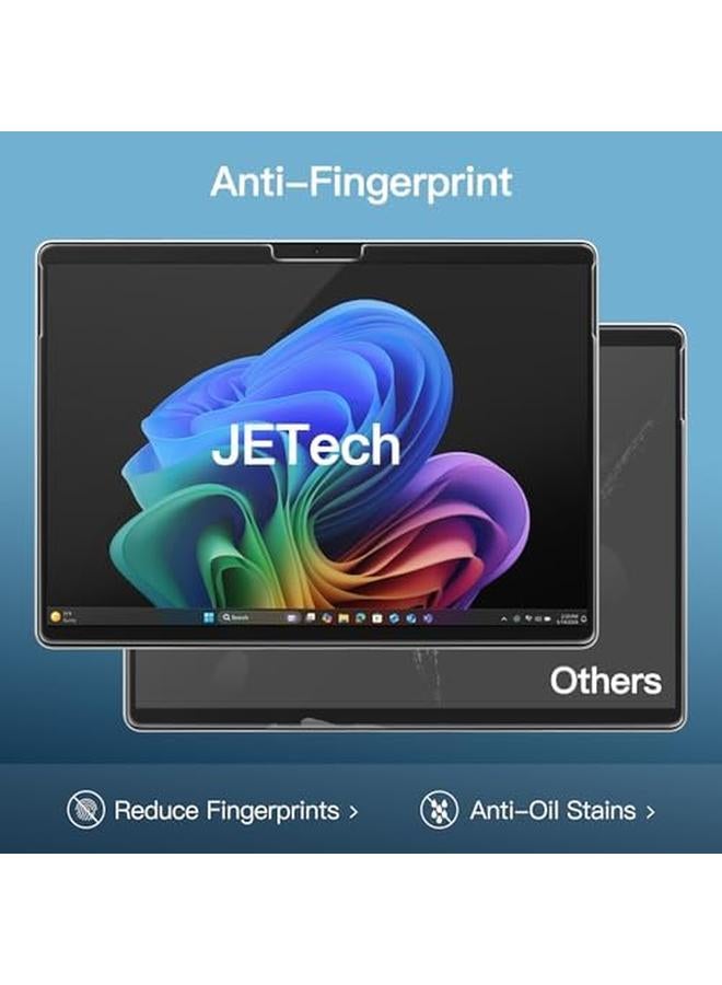 جي تيك واقي شاشة لجهاز Surface Pro 11 10 2024 Pro 9 2022 مقاس 13 بوصة 9H من الزجاج المقوى يدعم قلم Surface Pen عالي الدقة شفاف، عبوتان - Image 5