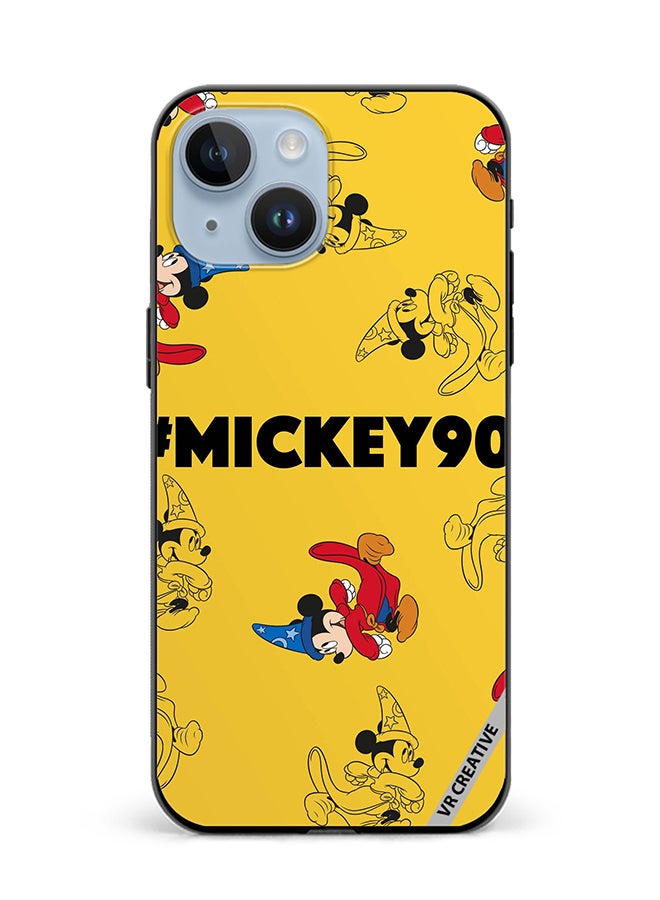 VR CREATIVE Protective Case Cover For Apple iPhone 15 Plus Mickey 90 Design Multicolour - Image 1