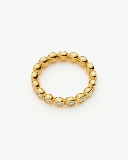 Missoma Petite Polished Wave Band Ring