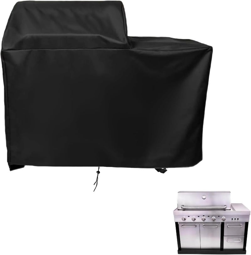 Guisong 5 Burner Infrared Gas Grill Cover for Charbroil Medallion Series, Heavy Duty Modular Outdoor Kitchen Grill Cover, Waterproof & Dustproof 5-Burner Propane Griddle Covers，53" x 27" x 48" - Image 1