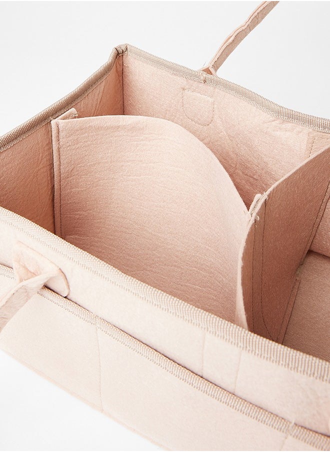 Generic Baby Diaper Caddy Organizer Nursery Storage Bin and Car Organizer for Diapers and Baby Wipes Sturdy And Portable  - Image 2
