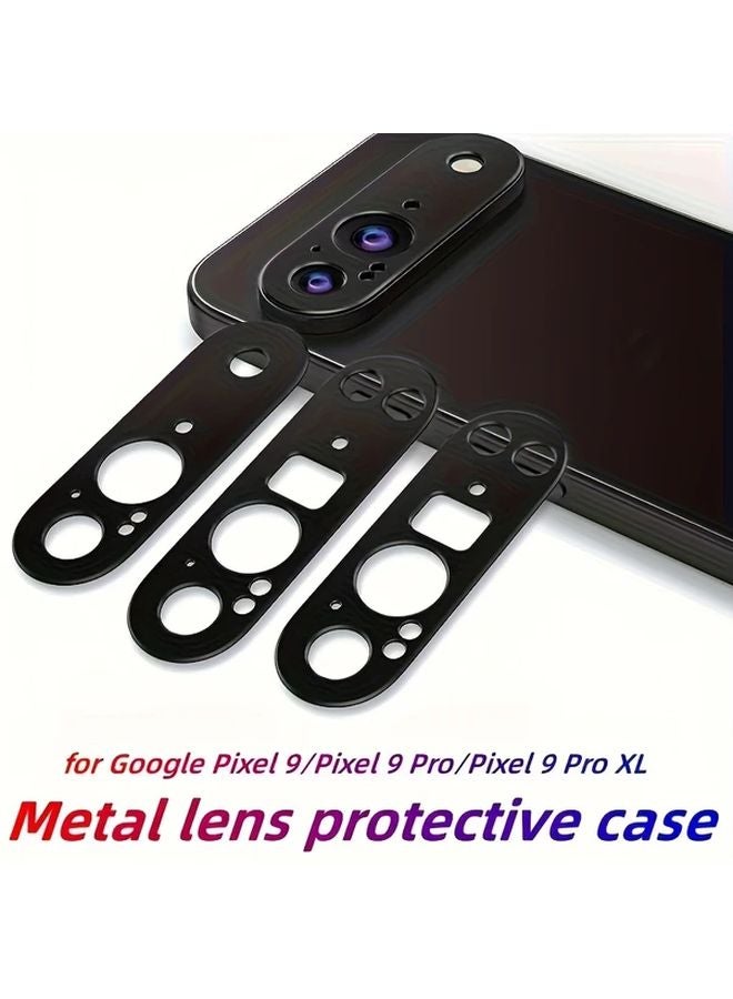 Black Lens Protector Anti Scratch Ring Cover For Google Pixel 9 Pro XL - Image 2