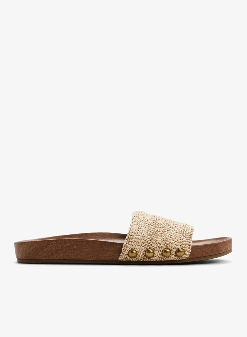 الدو ROOTED Open Toe Flat Sandals