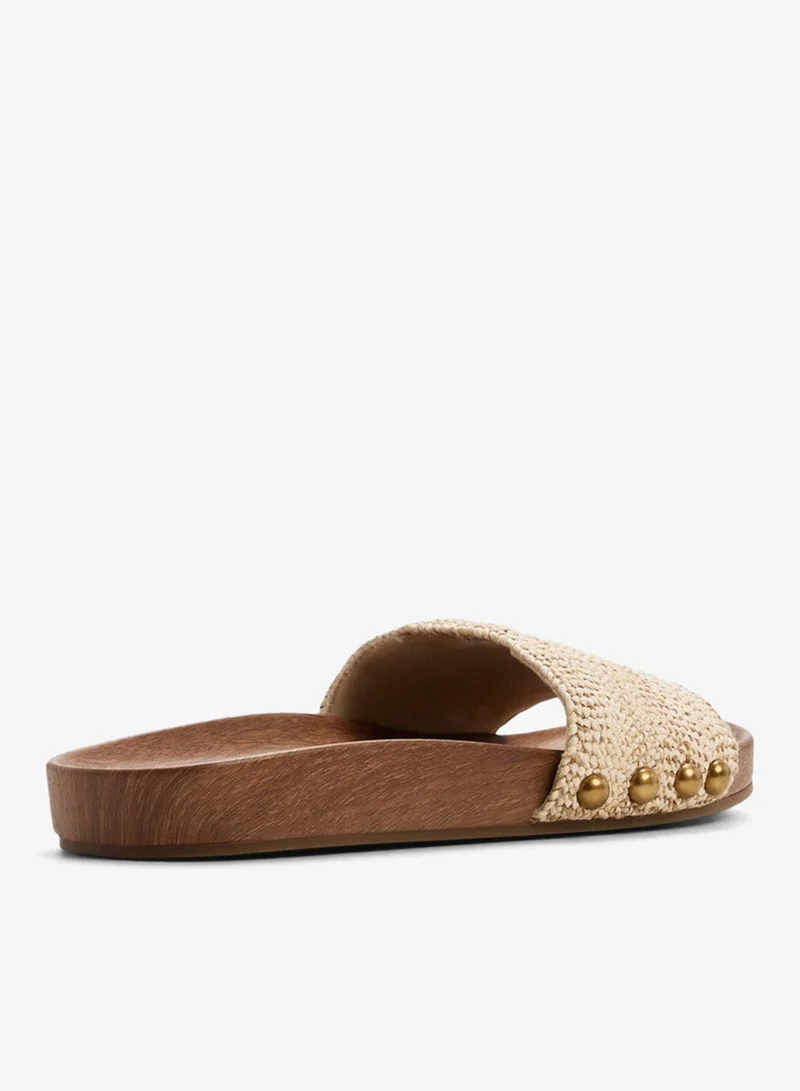 الدو ROOTED Open Toe Flat Sandals