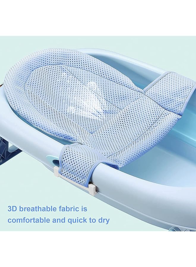 YHRY Baby Bath Support Seat Net Thicken Bathing Seat For Infant Newborn Toddler Nursling Adjustable Comfortable Non Slip Bath Seat For Infant 0 3 Years Suitable For Most Of Size Bathtubs - Image 2