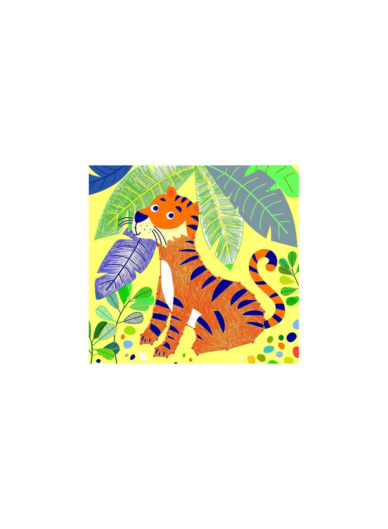 Avenir Coloring Activity Book - Jungle | On-The-Go Coloring Activity Book for Endless Fun and Creativity, 3-in-1 Play - Coloring, Games & Stickers | Ideal Gift for Kids 3+ - Image 5