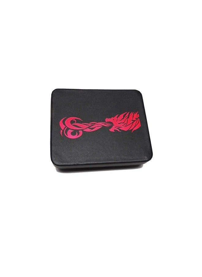 Easy Roller Dice Co. Leather Lite Dice Display And Storage Case Perfect For Plastic Metal Stone Or Wood Dice (Red Dragon)  - Image 4