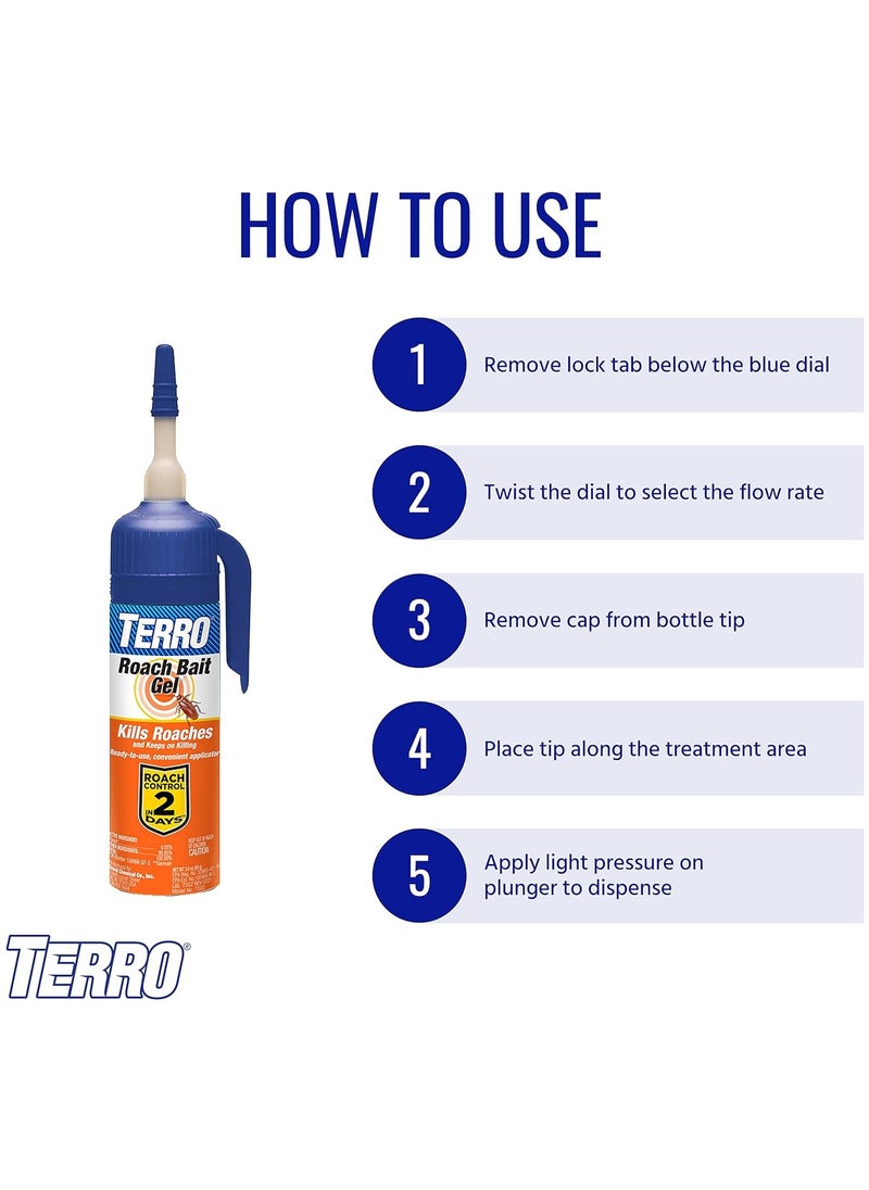 Terro - Terro Roach Bait Gel 3oz - Image 1