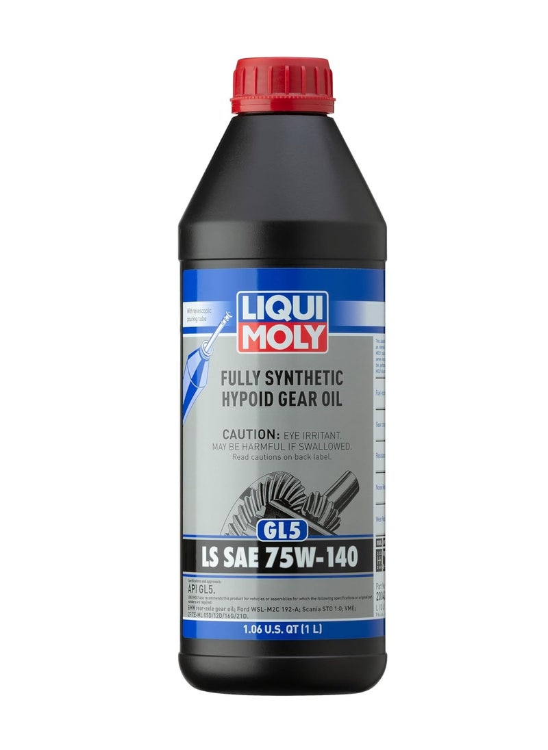 LIQUI MOLY - Liqui Moly (20042) 75W-140 Limited Slip Synthetic Gear Oil - 1 Liter - Image 1