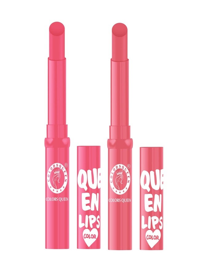 Colors Queen Queen Lips Color Lip Balm | Non Sticky, Hydrating & Nourishing For Dry Chapped Lips | Lip Balm for Men & Women Enriched with Shea Butter (College Girls & Girls Talk) - Image 1