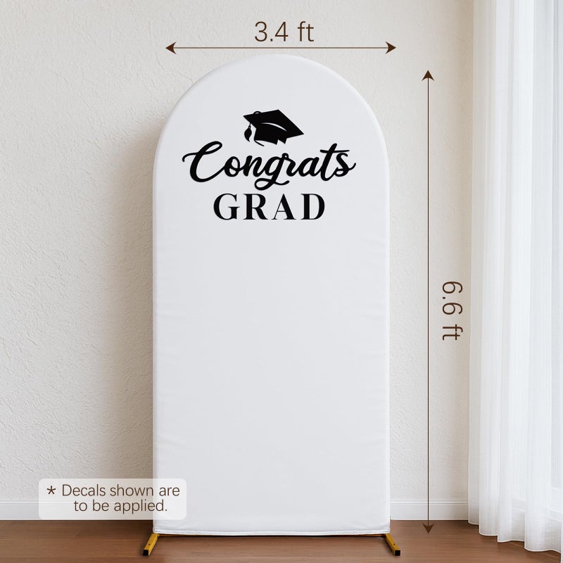 ORIENTAL CHERRY Graduation Decorations 2026 - Class of 2026 6.6Ft Arch Backdrop Kit - Grad Photo Party Decor Supplies for College High School Yard Garden - Image 2