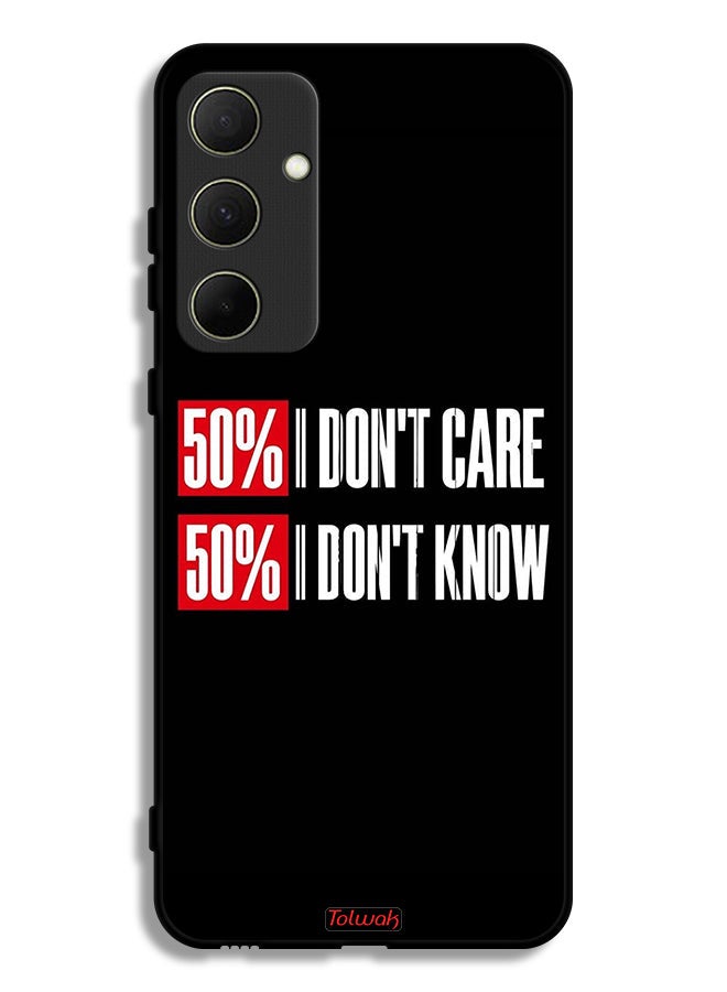 Tolwak Samsung Galaxy A35 5G Protective Case Cover I Do Not Care - Image 1