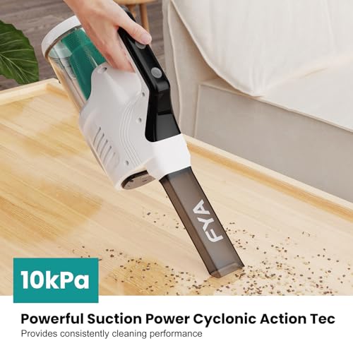 FYA 5-in-1 Wireless Handheld Vacuum Car Vacuum Cleaner with LED Light for Home, 10kpa Powerful Suction Lightweight Portable Vacuum for Pet, Cordless Vacuum for Carpet Stairs Pet Hair Deep Cleaning - Image 2