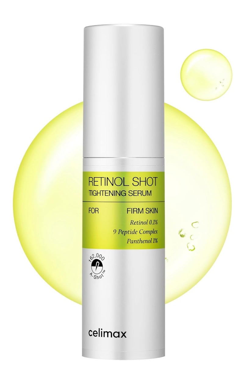 The Vita A Retinol Shot Tightening Serum With Pure Vitamin A Retinol  Peptide Pore Minimizer Wrinkles & Fine Lines Firmer Skin 30Ml