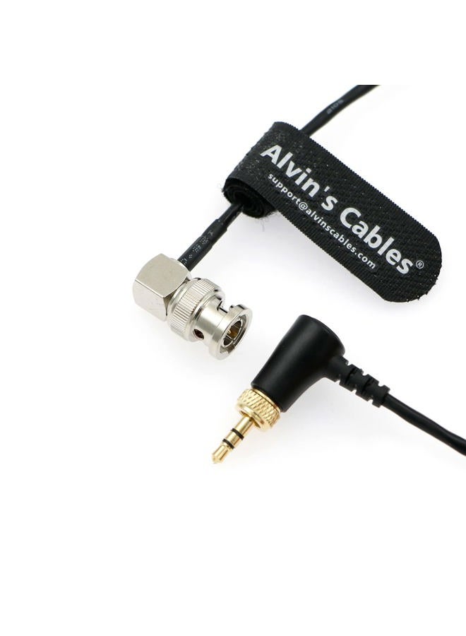 Alvin's Cables 3.5mm TRS to BNC Timecode Cable for Canon C70 for Sony F55 FX9, Zaxcom, Zoom F4| F8| F8n from Deity Tentacle Sync Timecode Generator Box 50CM|19.7inches - Image 5