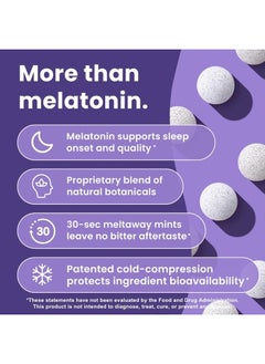 NeuroGum Sleep & Recharge Melts - Better Sleep with Melatonin 5mg (72 Pieces) - Fast Dissolve Sugar Free Mints with Chamomile & Lemon Balm - Supports Sleep & Promotes Calm for Adults - Night Berry  - Image 3