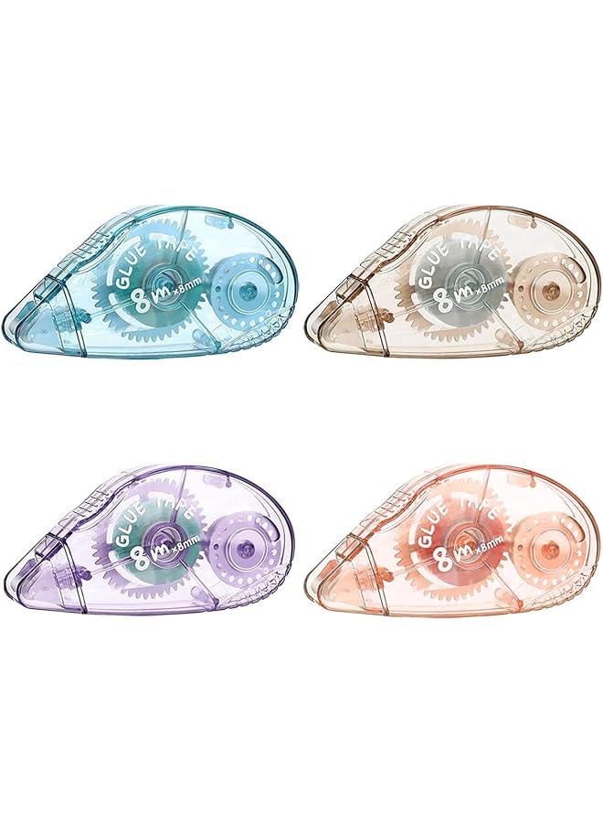 erorex 4 Pack Glue Tape For Scrapbooking Scrapbook Tape Double Sided Tape Roller For Crafts 26 Ft X 0.31 In Tape Runner Craft Supplies Gift Wrapping And Photo Tape. - Image 1