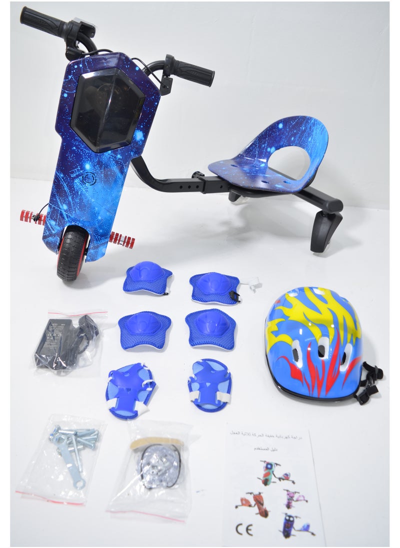 Generic - Electric Scooter Drift Small with a Power of 36 Volts with a Helmet Protection for the Knees Elbows and Wrists. It has Two Esper Keys and Wonderful Lighting Under the Seat and From the Front - Image 1