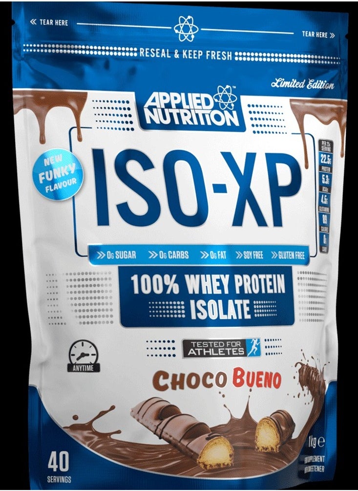 Applied Nutrition - بروتين مصل الحليب المعزول -ISO-XP بروتين مصل الحليب المعزول، شوكولاتة بوينو، 1 كجم - Image 1