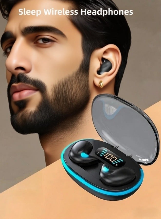 Apluynm True Wireless Earbuds, In-Ear Bluetooth 5.49 Headphones 4-Mics ENC Clear Call, Bluetooth Earbuds Touch Control 40 Playtime, IPX6 Waterproof TWS, Light-Weight Earphones - Image 1